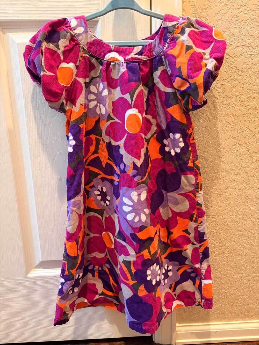 Carter's Girls Floral Dress in Purple, Pink, Orange